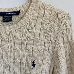 Ralph Lauren Polo Cable Knit Sweater (medium)